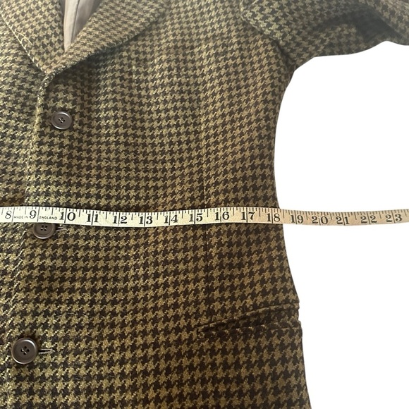 VTG. GIORGIO ARMANI LE COLLZIONI ALPACA WOOL HOUNDSTOOTH JACKET SIZE 42 - Picture 9 of 12